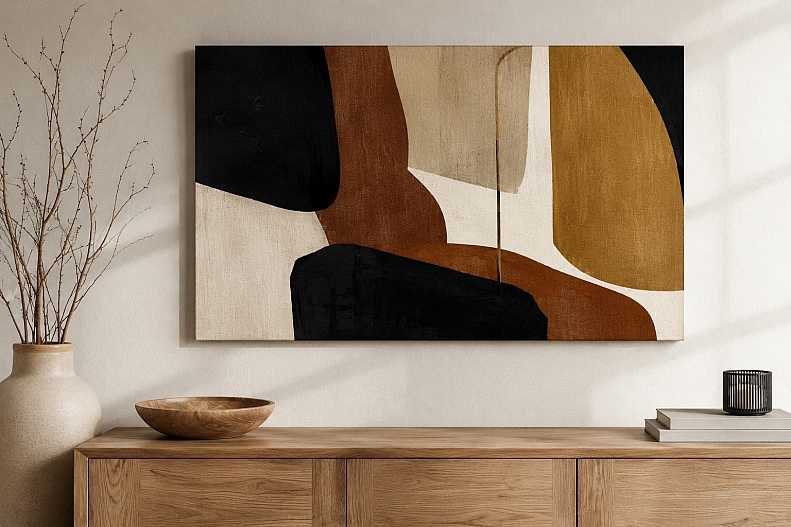 abstract african american canvas wall art
