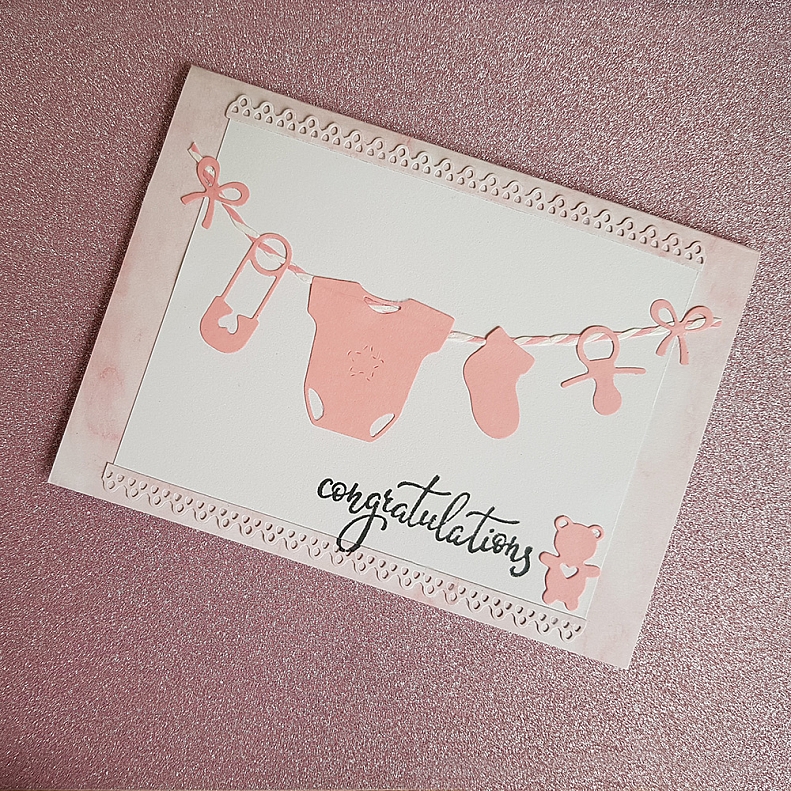 baby girl card