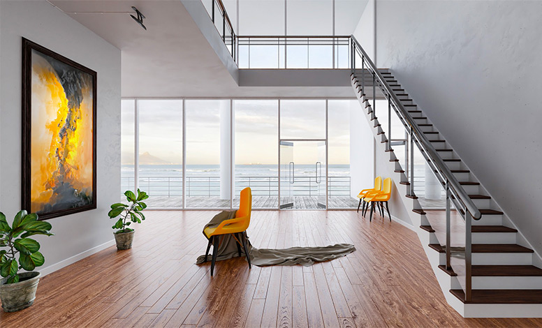 Living room wall painting ideas 