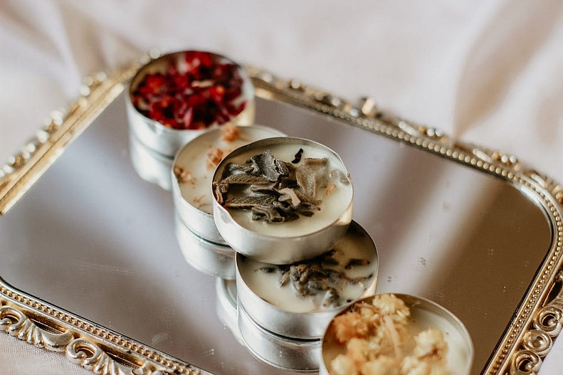 homemade scented candles