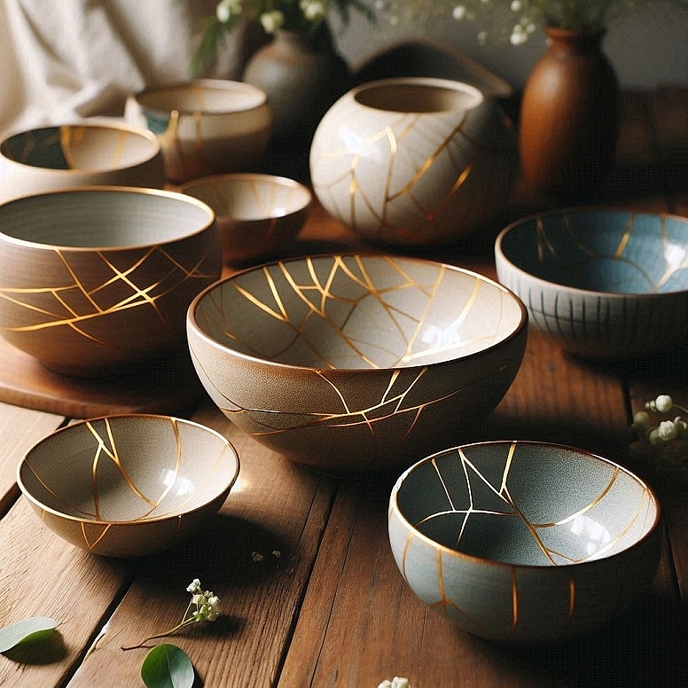 kintsugi bowls