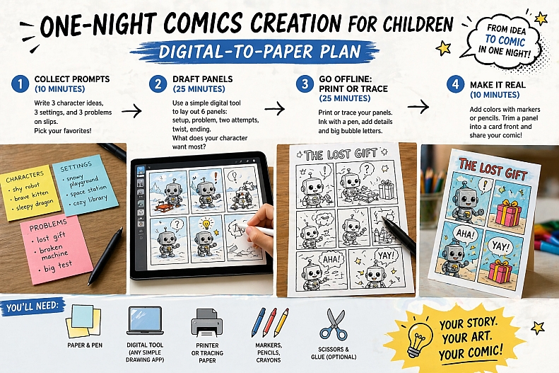 one night comic creation guide