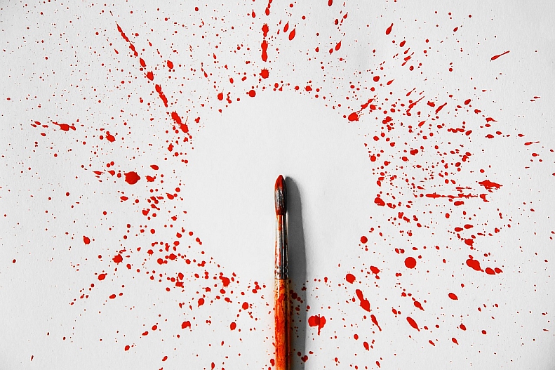 splattering