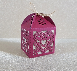 Heart Wedding favour Boxes