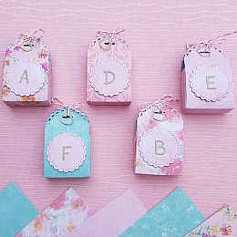 Pastel Personalised Letter Gift Boxes