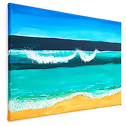 Coastal Waves Painting