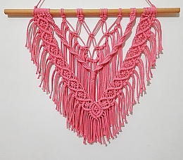 Pink Macramé Wall Hanging