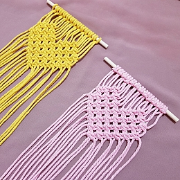 DIY Heart Macrame Wall Hanging Kit With Video Tutorial