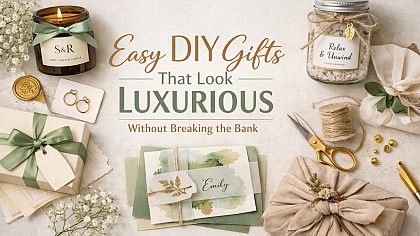 Easy DIY Gifts That Look Luxurious Without Breaking the Bank